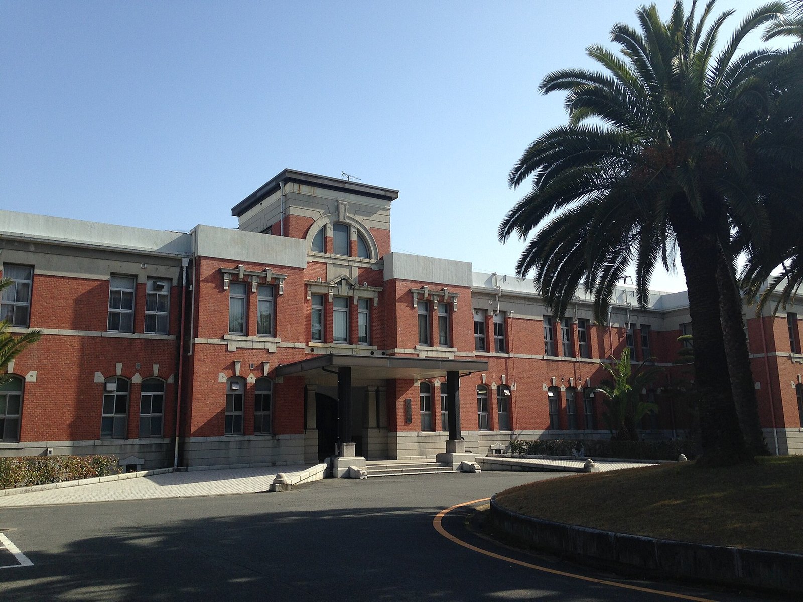 Historic brick administration building of Kyushu University, Fukuoka